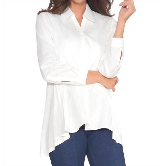 NEW STELLA CARAKASI inspired shirt in soft white